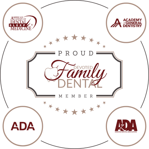 Proud DEvoted Family Dental member logo